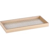 Ad trend Pladenj 35x15xh4cm / pravokoten / les, steklo, (5000198903) Cene