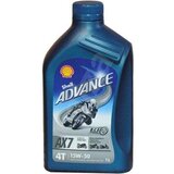 Shell olje za motorna kolesa Advance 4T AX7 15W-50, 1L u