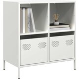 vidaXL Komoda bijela 68x39x73,5 cm hladno valjani čelik Cijene