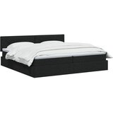  s madracem i skladištem Crna 200 x 200 cm Baršun | shoptok.hr