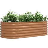  Povišena gredica Smeđa 160 x 80 x 44 cm Čelik | Eponuda.com