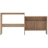  Barski stol s 2 stolne ploče boja hrasta 130 x 40 x 120 cm | shoptok.hr
