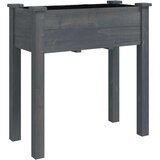  Sadilica s kotačima i oblogom siva 71 x 37 x 80 cm od jelovine | shoptok.hr