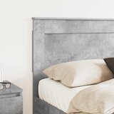  Uzglavlje s uzglavljem Betonski sivi 140 cm Konstruirano drvo | shoptok.hr