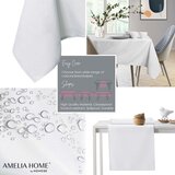 AmeliaHome Stolnjak Empire 150x500 cm, bijela Slike