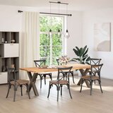 vidaXL Noge jedilne mize v obliki črke X 2 kosa 80x(72-73) cm jeklo | Shoptok.si