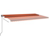  Automatska tenda na uvlačenje 6 x 3 m narančasto-smeđa | shoptok.hr