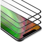 Cadorabo 3x Celozaslonska zaščitna folija, združljiva z Apple iPhone X / XS - Zaščitna folija v transparentno s čarno - 3-pack Kaljeno steklo za zaščito zaslona s trdoto 9H in 3D dotikom, (20553156) | Shoptok.si