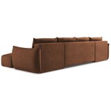 Makamii Sklopiva kutna garnitura boja terakote (u obliku slova "U") Leila – | shoptok.hr