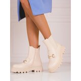 SHELOVET Beige women's daggers on the platform | Shoptok.si