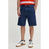 Calvin Klein Jeans Jeans kratke hlače moške, mornarsko modra barva, J30J325696