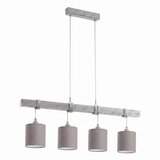Brilagi LED luster na sajli NUBILA 4xE27/60W/230V siva/antracit | Eponuda.com