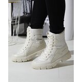 Resti Cream women's non-insulated bagger boots Qertera- Footwear | ePonuda.com