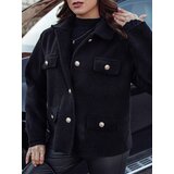 DStreet Płaszcz damski oversize CLASSIVO krótki czarny | shoptok.hr