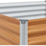  Vrtna visoka greda 98 x 100 x 68 cm Cinkana jeklena, (5000287843) | Shoptok.si