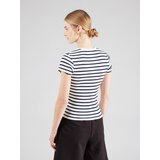Tommy Jeans Majica temno modra / bela | Shoptok.si