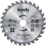rezni disk za cirkular 210x30 30Z, KRAFTIXX, HM, drvo/gipsakarton ( 49587859 )