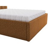 Boxxx OBLAZINJENA POSTELJA 140 cm x 200 cm , tekstil opečnato rjava | Shoptok.si