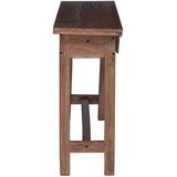  Stol s ladicama Smeđa 110 x 30 x 79 cm Čvrsto mahagonijsko drvo | shoptok.hr