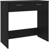  Radni stol crni 80 x 40 x 75 cm od konstruiranog drva | Eponuda.ba