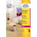 Avery Zweckform Odstranljive neon rdeče etikete Ø 63,5 mm Cene