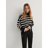 Reserved - Hlače od umjetne brušene kože - crno | shoptok.hr