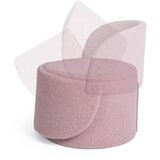 YES EVERYDAY Prašno rožnat tabure iz tkanine bouclé Anthea – | Shoptok.si