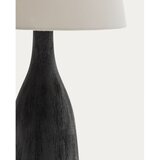 Kave Home Crna/krem stolna lampa s tekstilnim sjenilom (visina 56 cm) Luvia – | shoptok.hr