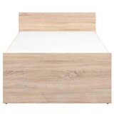 MID.YOU postelja 90 cm x 200 cm , les, leseni material hrast sonoma | Shoptok.si
