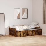  Okvir kreveta dimljeni hrast 100x200 cm | shoptok.hr