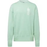 Wemoto Sweater majica 'Estate' menta / bijela