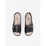 GOODIN Black sandals with leather insole | Shoptok.si