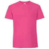 Fruit Of The Loom Pink Men's T-shirt Iconic 195 Ringspun Premium Cene