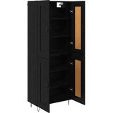 Highboard Crni hrast 69,5 x 34 x 180 cm Konstruirano drvo Slike