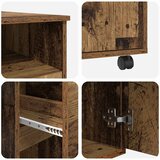  Stol s kotačićima Staro drvo 91 x 50 x 77 cm Konstruirano drvo | shoptok.hr