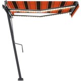  Tenda na ručno uvlačenje LED 350 x 250 cm narančasto-smeđa | shoptok.hr