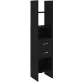 Furnova Knjižna omara črna 40x35x180 cm iverna plošča, (21932987) | Shoptok.si