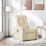  Masažni naslonjač od tkanine krem | shoptok.hr