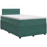  Boxspring krevet s madracem Tamnozelena 120 x 190 cm Baršun | shoptok.hr