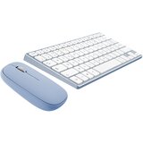 TNB set bežična tastatura + miš serije icklick plavo-beli Cene