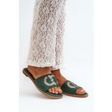 S. BARSKI Women's Flat Flip Flops With Sequins S.Barski | ePonuda.com
