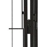 vidaXL Pasja ograda z 12 paneli črna 50x100 cm prašno barvano jeklo | Shoptok.si