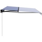 Maison Chic Ročno zložljiva tenda - Senčniki 450x300 cm modra in bela, (22041304) Cene