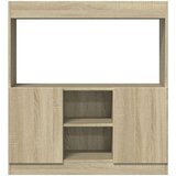 vidaXL Visoka komoda boja hrasta sonome 92x33x100 cm konstruirano drvo | shoptok.hr