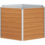  Povišeni vrtni krevet Svijetlosmeđa 129 x 129 x 77 cm | shoptok.hr