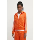 Adidas Pulover ženski, oranžna barva, IP0610