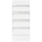  Polica za časopise Bijelo 70 x 41 x 156 cm Konstruirano drvo | shoptok.hr