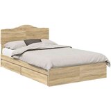  Krevet s od storage Sonoma hrast 120 x 200 cm Konstruirano drvo | shoptok.hr