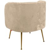 MID.YOU FOTELJ, bež tekstil | Shoptok.si