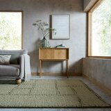 Flair Rugs Zelena ročno tkana volnena preproga 160x230 cm Harris Modula Wool – | Shoptok.si